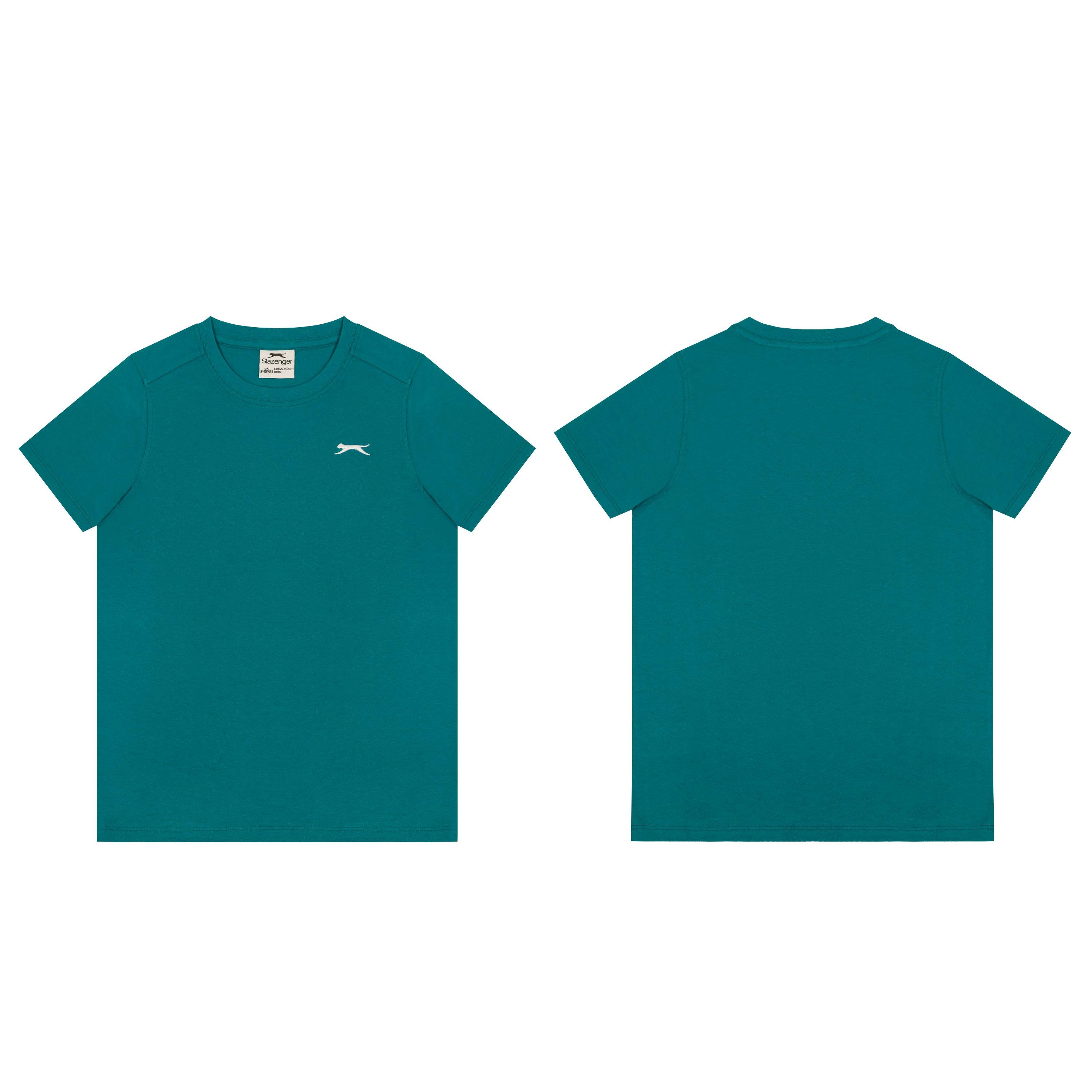 Slazenger Junior Boys Plain Tee shirt