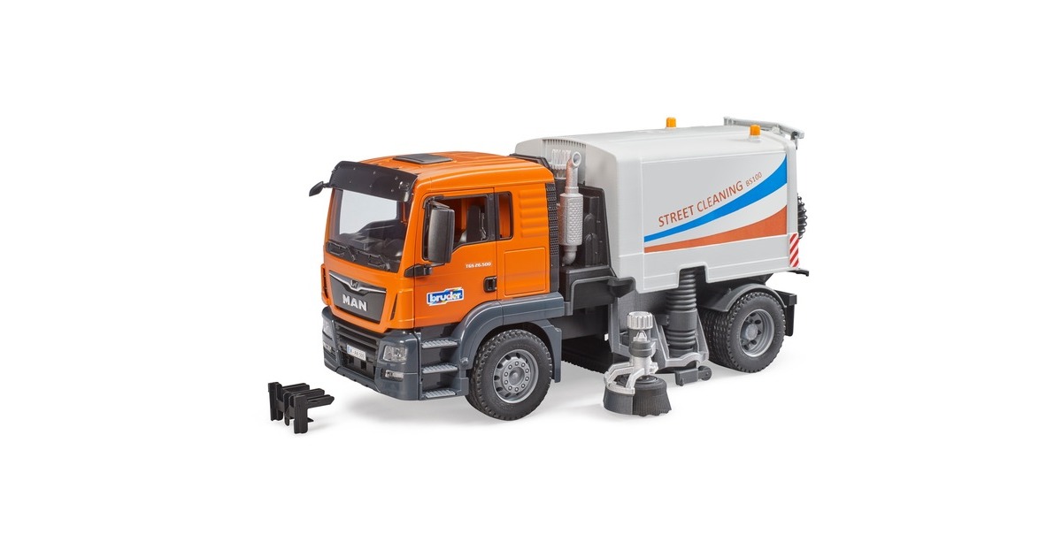 bruderMAN TGS LKW Straatreiniger Modelvoertuig  (03780)