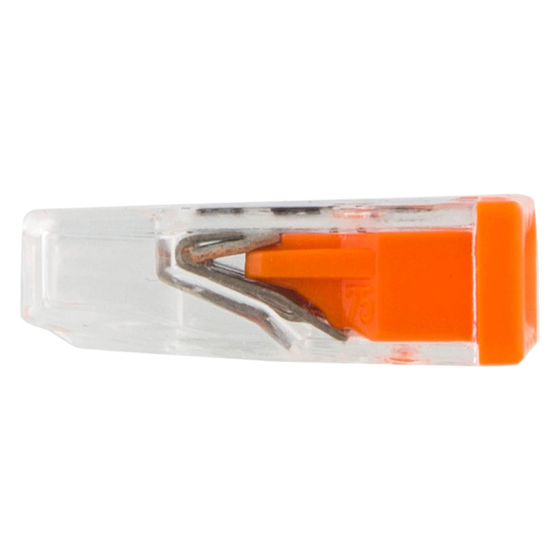 Wago lasklem 0,5 - 2,5mm² 3-polig oranje