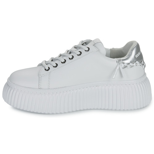 Karl Lagerfeld - KREEPER LO Whipstitch Lo Lace Blanco / Plata