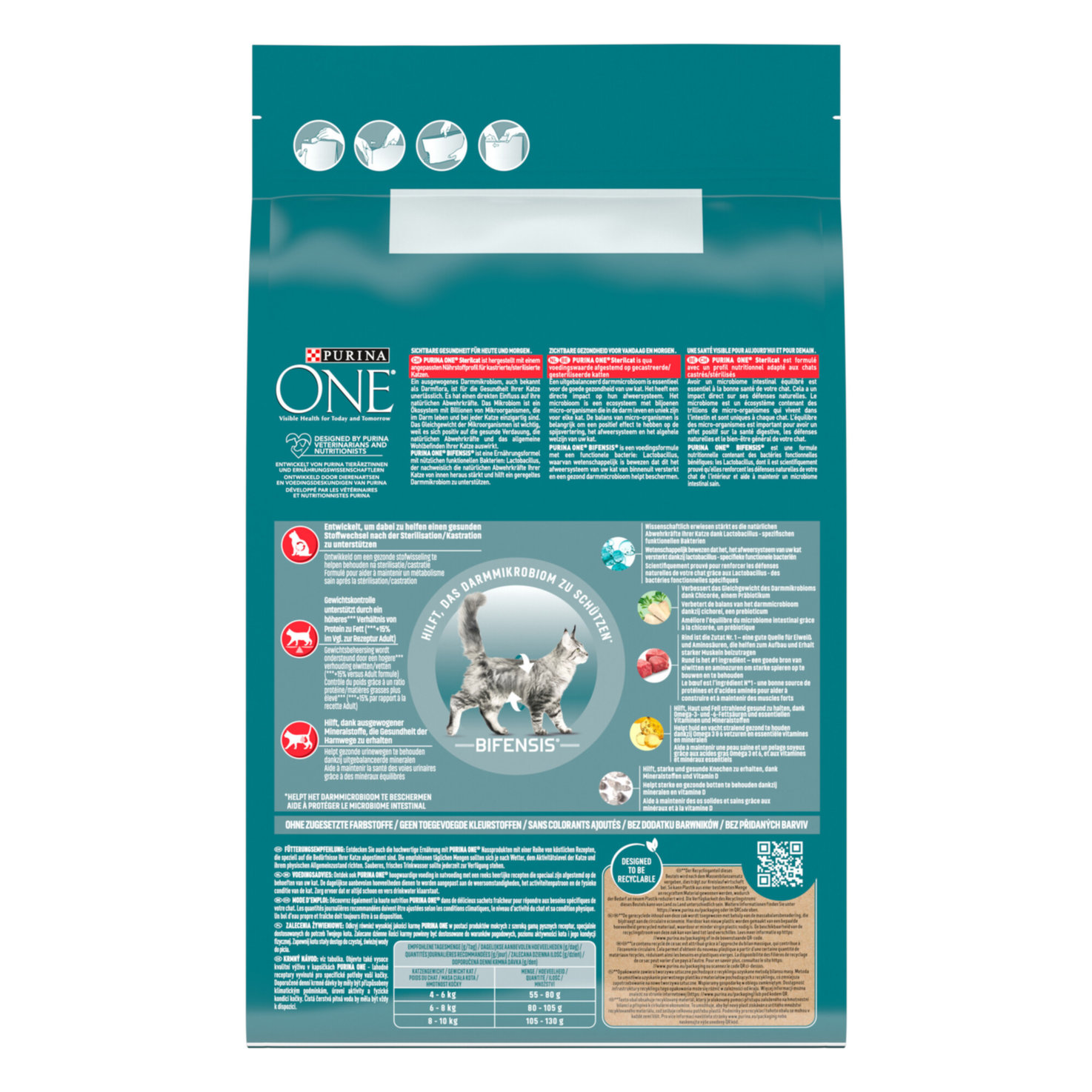 Purina ONE Stericat Rind & Weizen