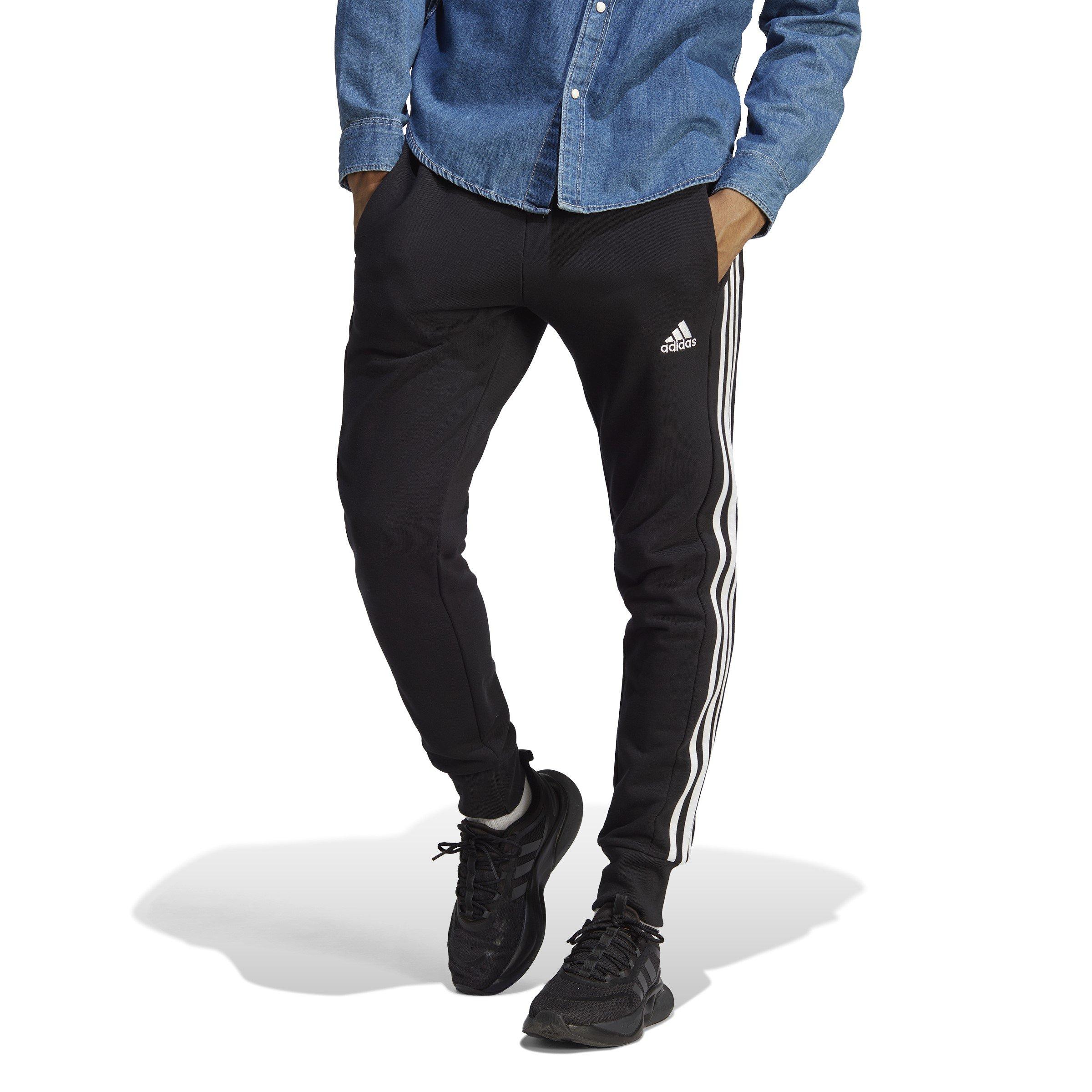 adidas Essentials French Terry Tapered Cuff 3 Stripes Joggers