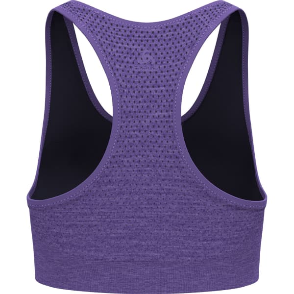 Brassière running ODLO SEAMLESS MEDIUM SPORT BRA PADDED AFTERPARTY MELANGE