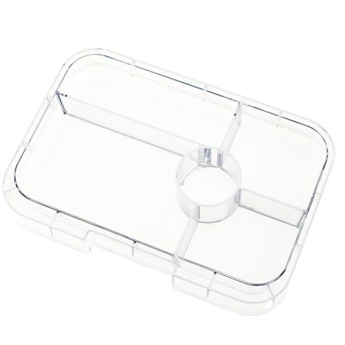 Yumbox tapas inlegtray 5 vakken XL - transparant