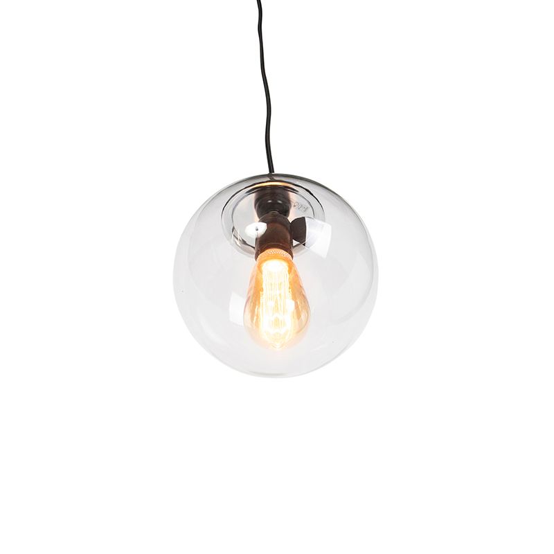 Moderne hanglamp transparant 20 cm - Pallon