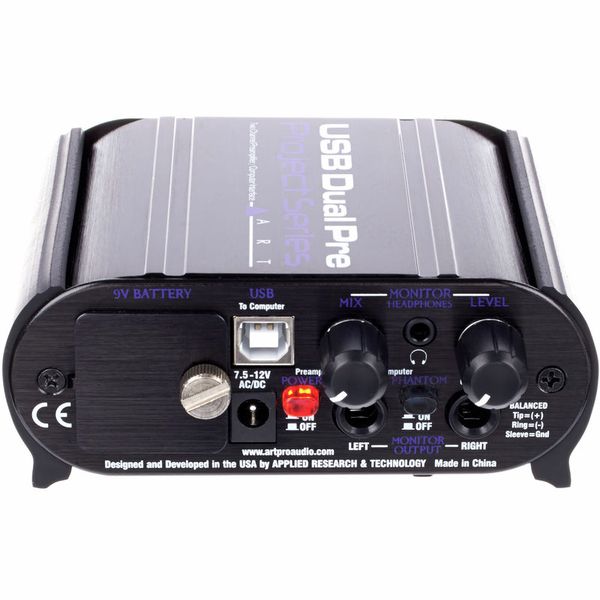 ART Dual Pre USB Mic-Preamp