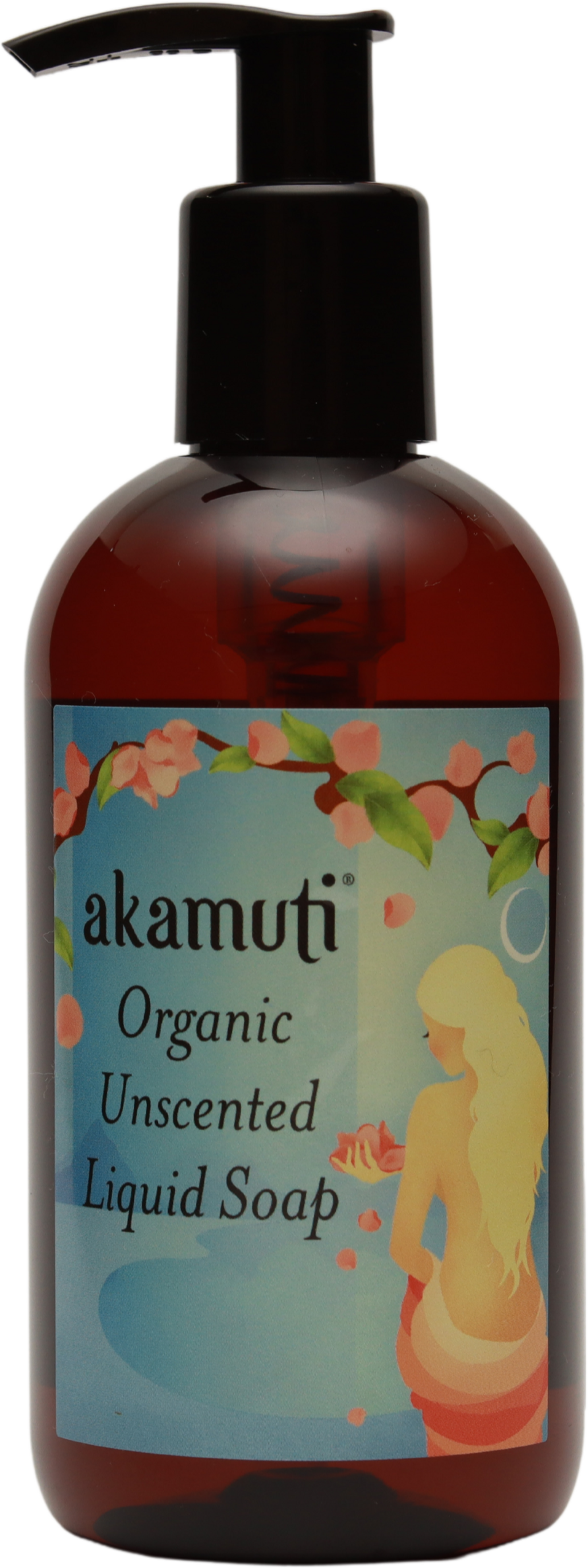 akamuti  Organic Unscented Liquid Soap, 250 ml