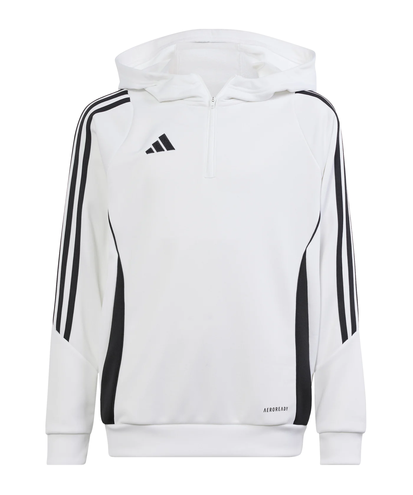 adidas Tiro 24 Training Hoody Kids Weiss Schwarz