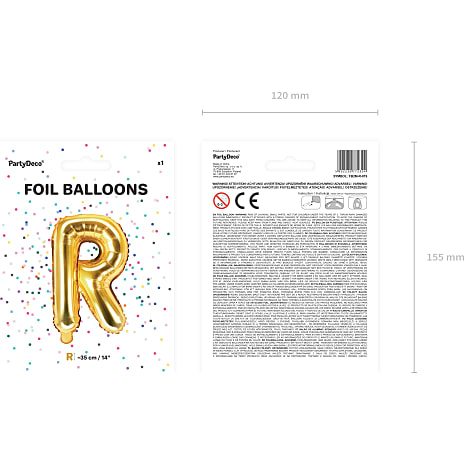 Folieballon 33 cm 