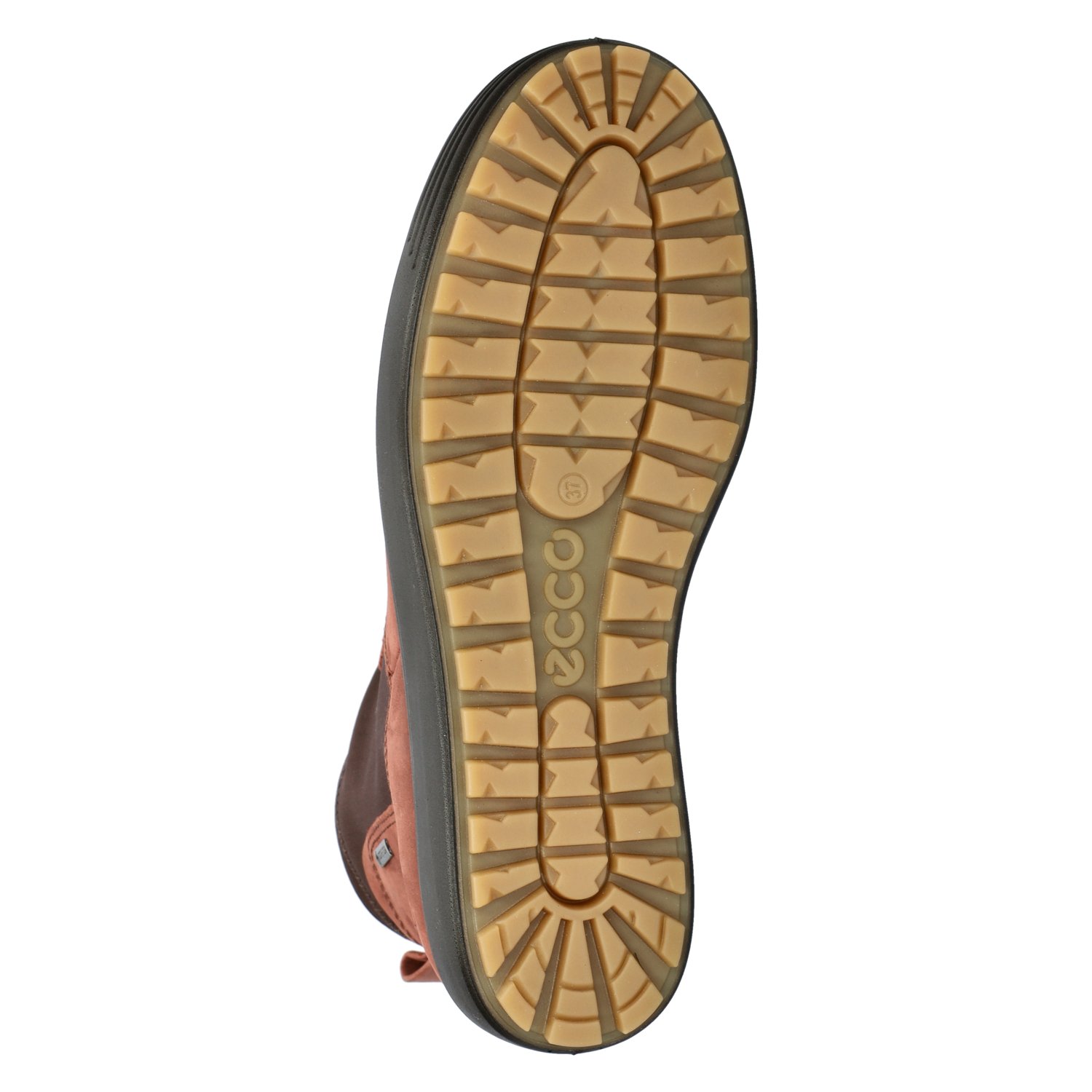 Soft 7 Tred dames enkellaars Ecco Bruin