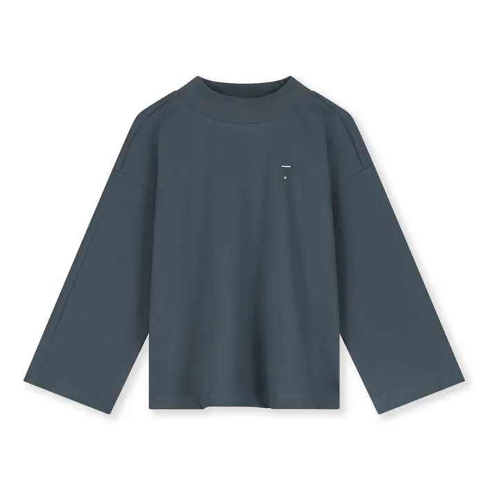 Gray Label T-Shirt Coton Bio | Bleu gris