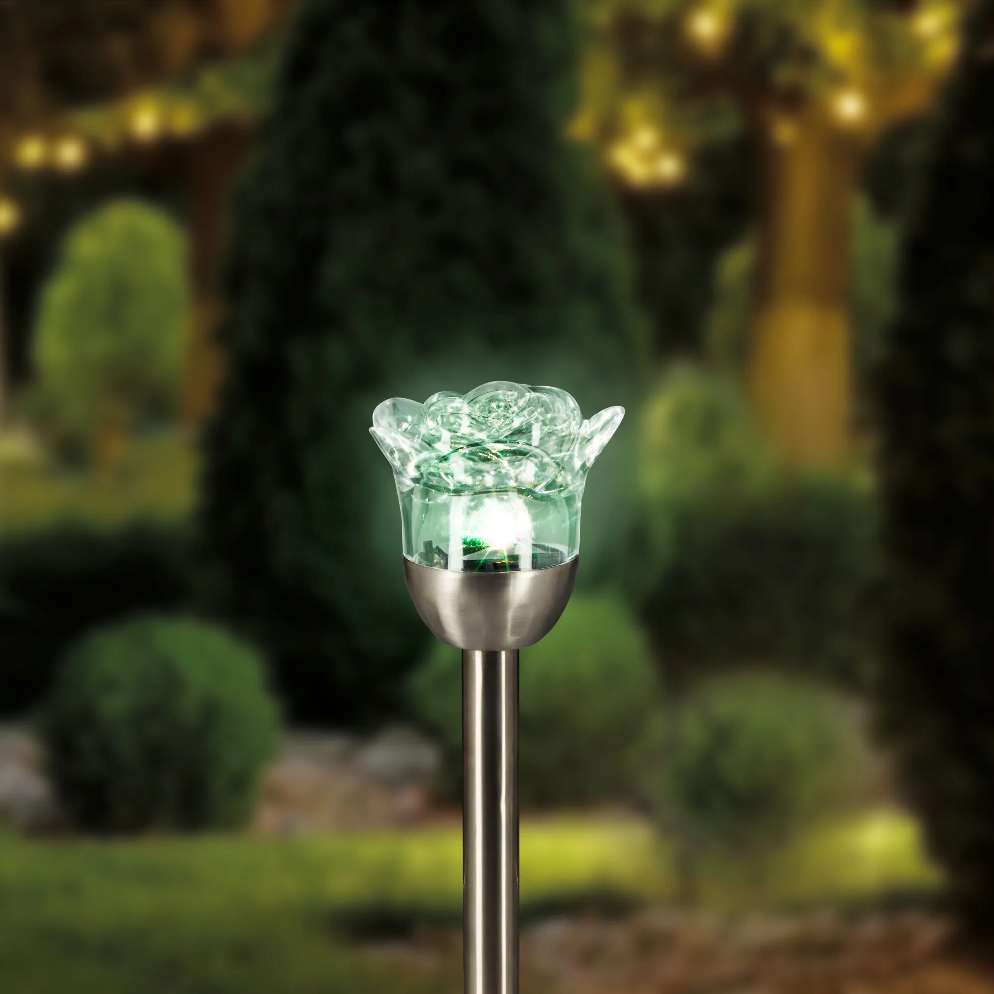 Solar-Stecker mit Farbwechsel, ca. 8x37cm