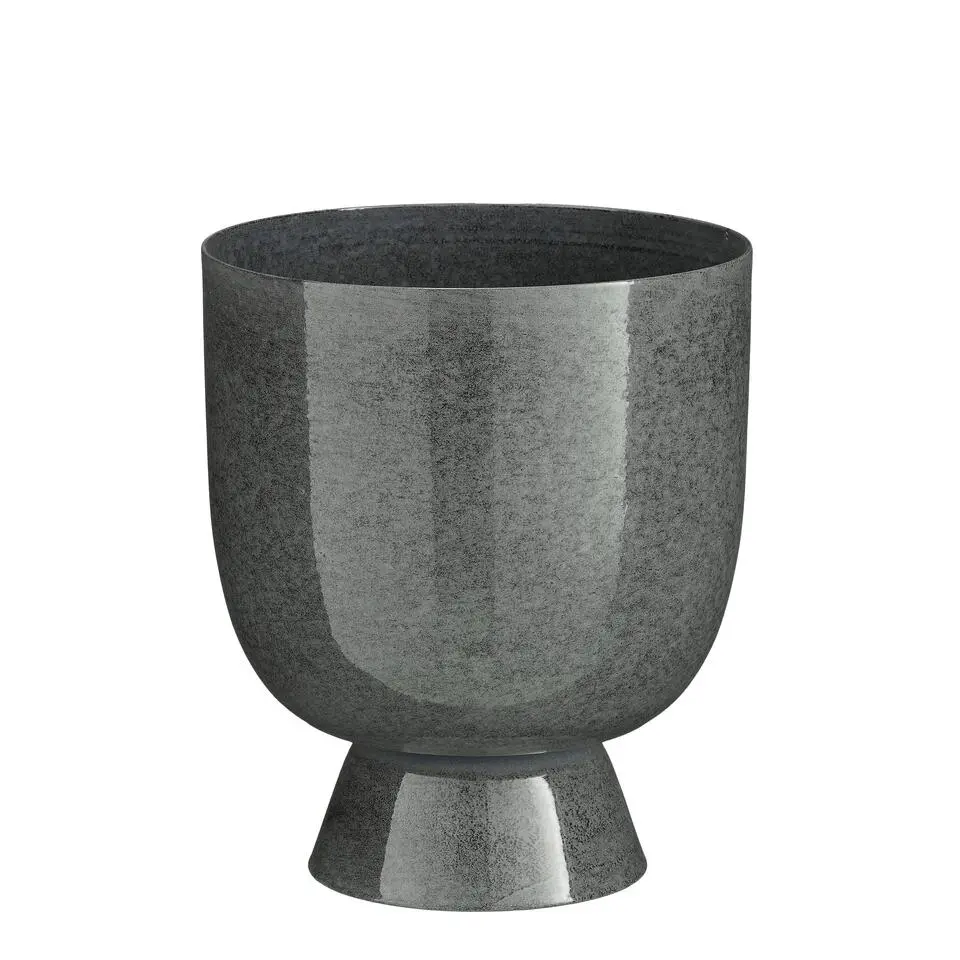 Mica Decorations James Bloempot op Standaard - H22 x Ø19 cm - Metaal
