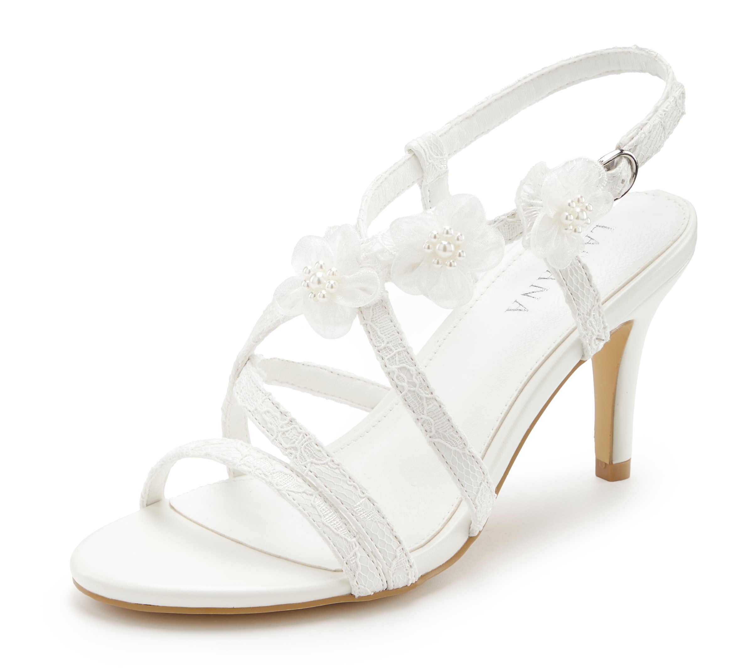 LASCANA High-Heel-Sandalette »Riemchenschuh mit Absatz,«  Romantische Sandalette, Sommerschuh