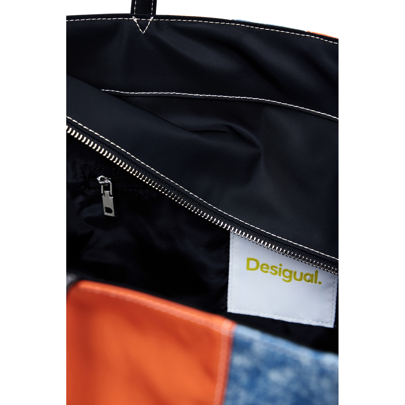 Sac cabas en patchwork | Orange