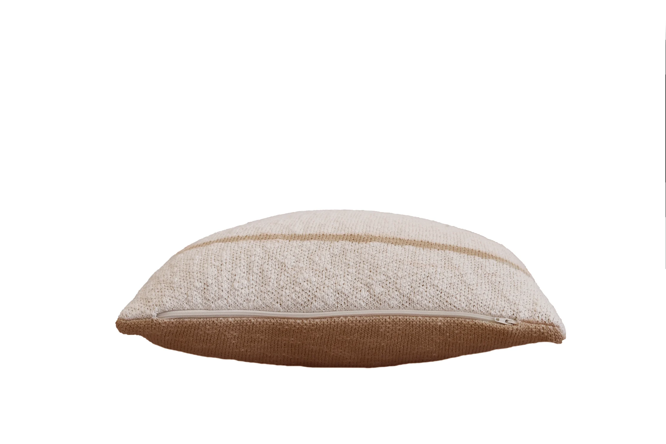 DUETTO - Coussin en tricot en coton | Orange