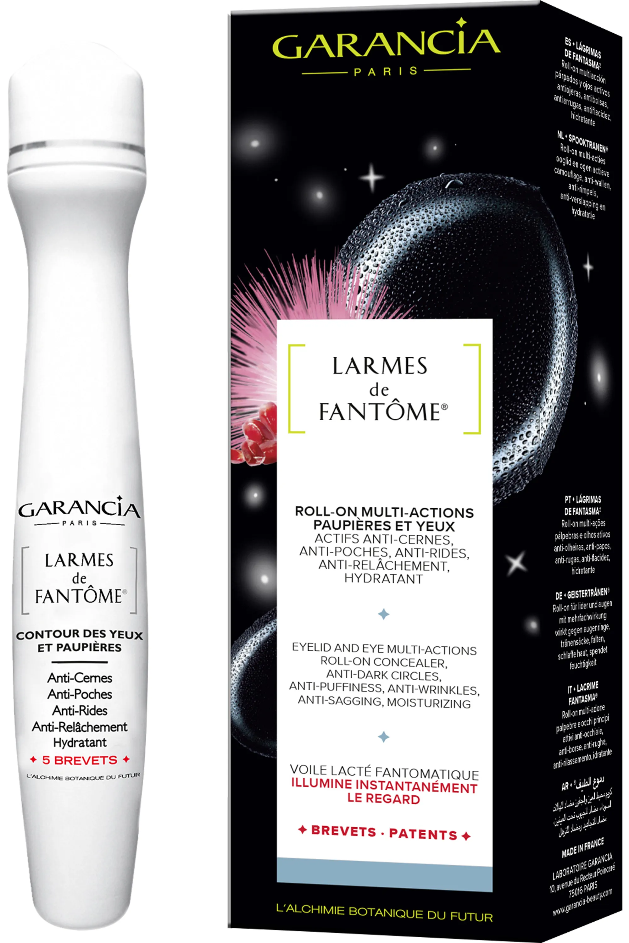 Garancia Roll-on contour des yeux anti-cernes anti-poches Larmes de Fantôme®-10 ml