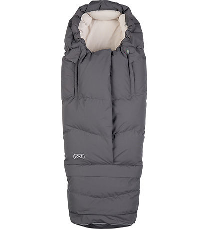 Voksi Fußsack - City North - 90/115 cm - Grau