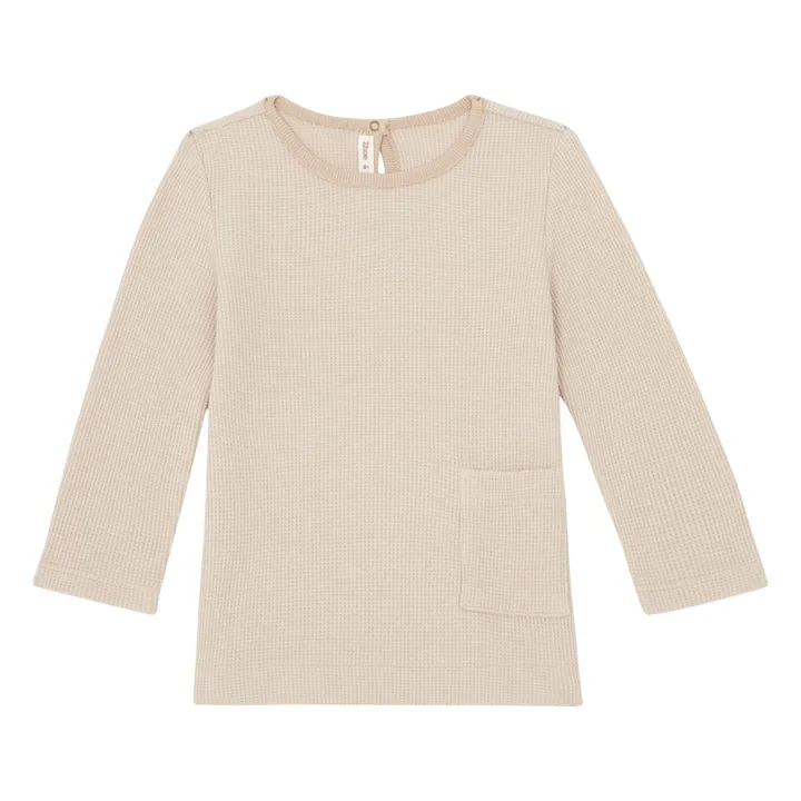 Zhoe & Tobiah T-Shirt Gaufré | Beige
