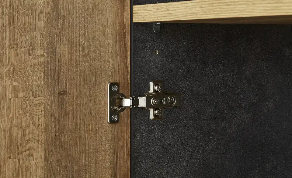 Aktenschrank Chiemsee 218 cm Steingrau, Eiche (Nachbildung)