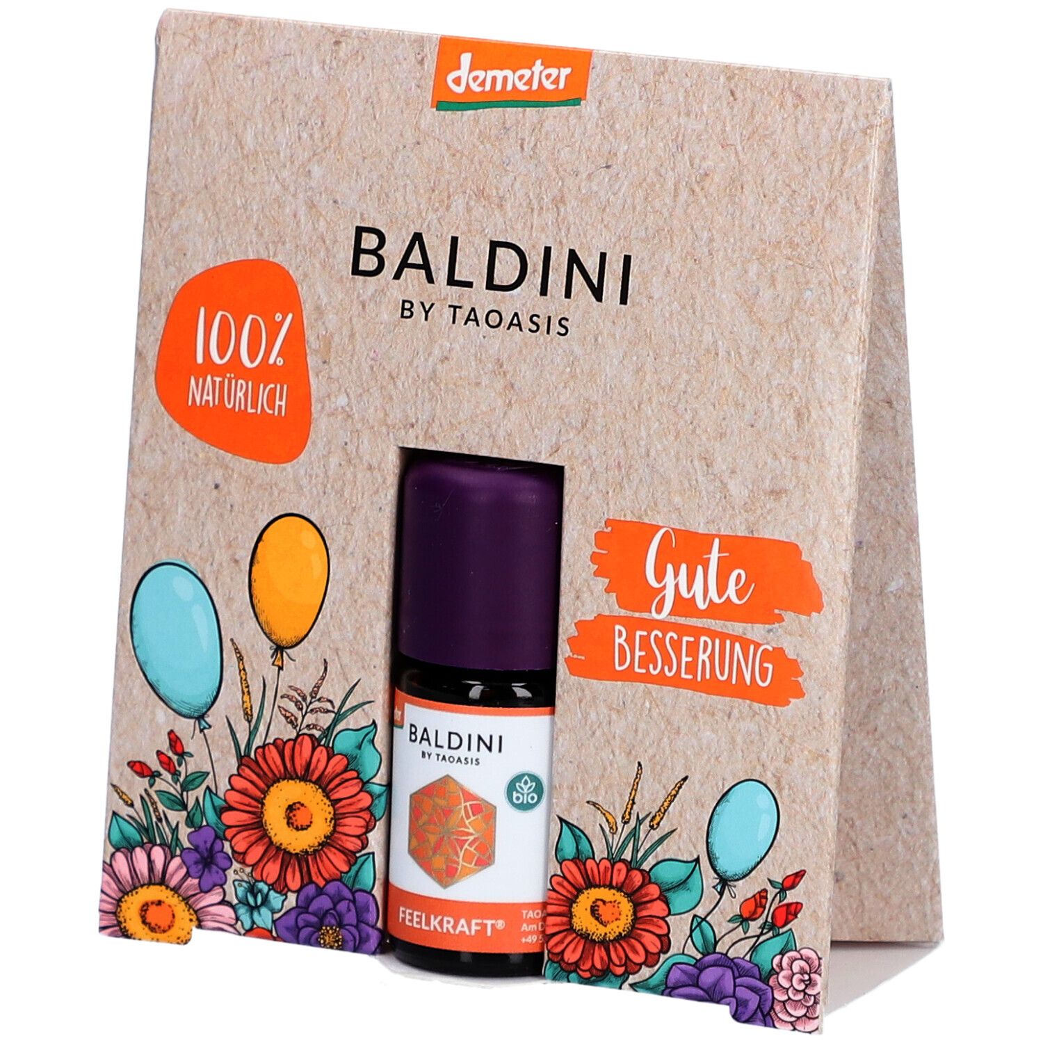 BALDINI BY TAOASIS Gute Besserung Mini-Duftset & Holzanhänger