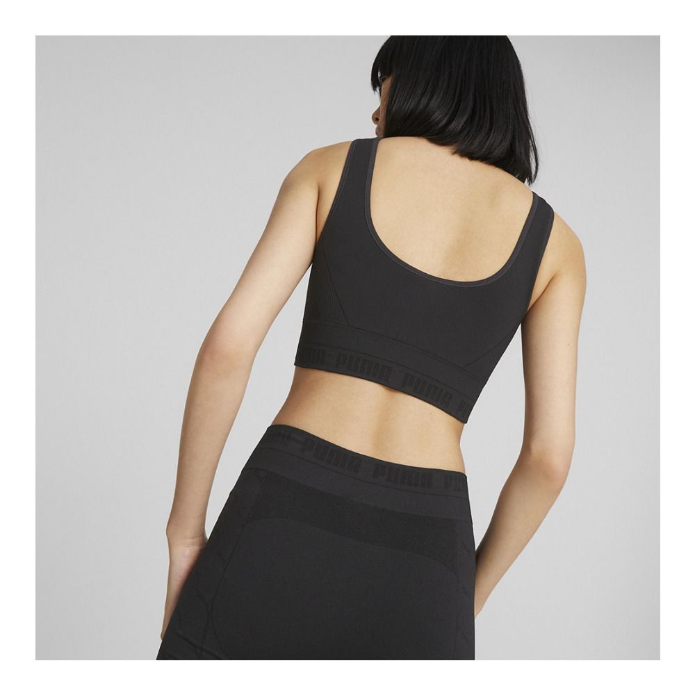 Puma EVOKNIT - Crop top Femme puma black