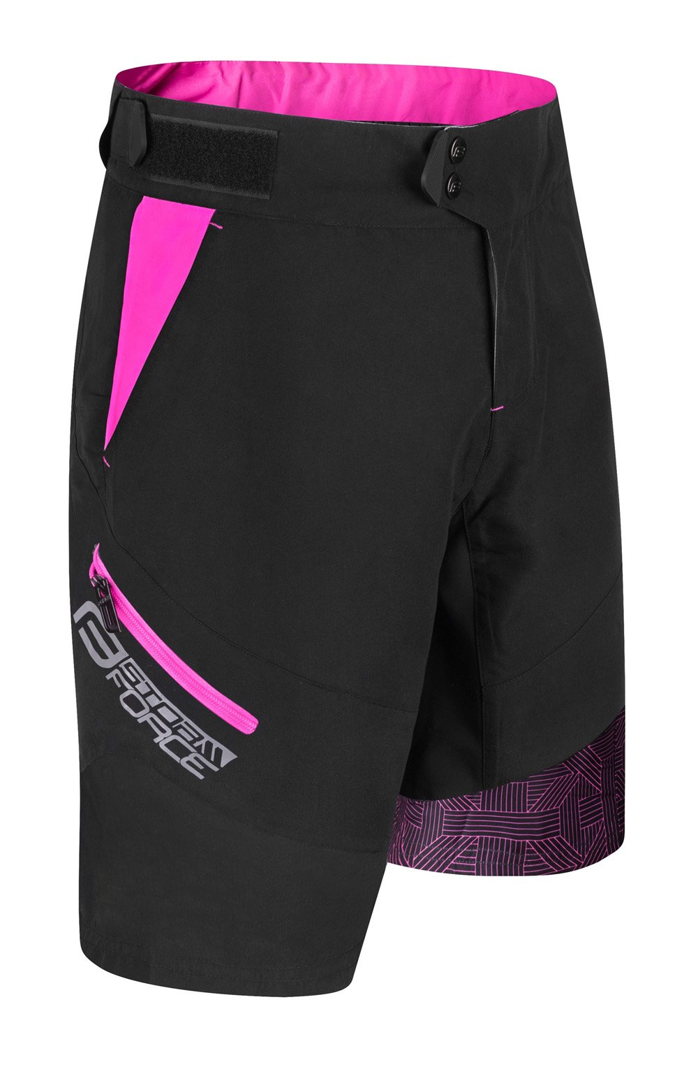 Force Storm Cykelshorts Sort/Pink