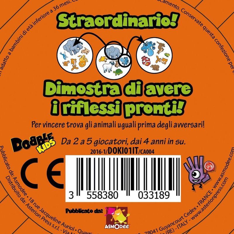 Dobble - Behendigheidsspel - Multicolor - Karton - 30 Kaarten