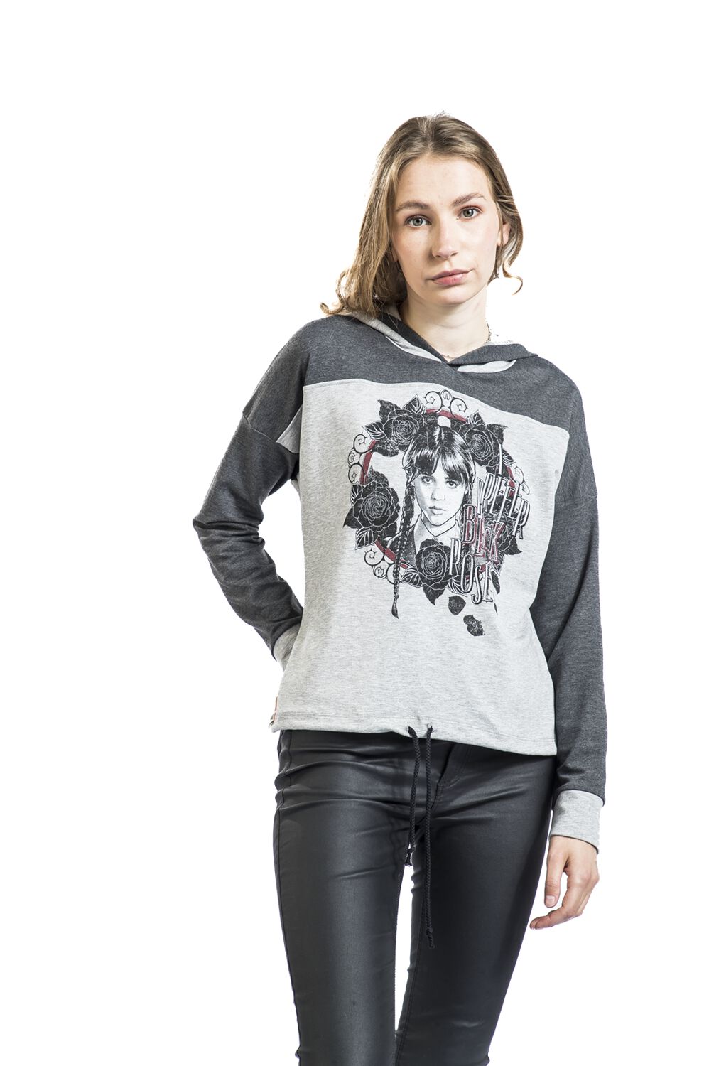 Black Roses | Wednesday Sweat-shirt à capuche