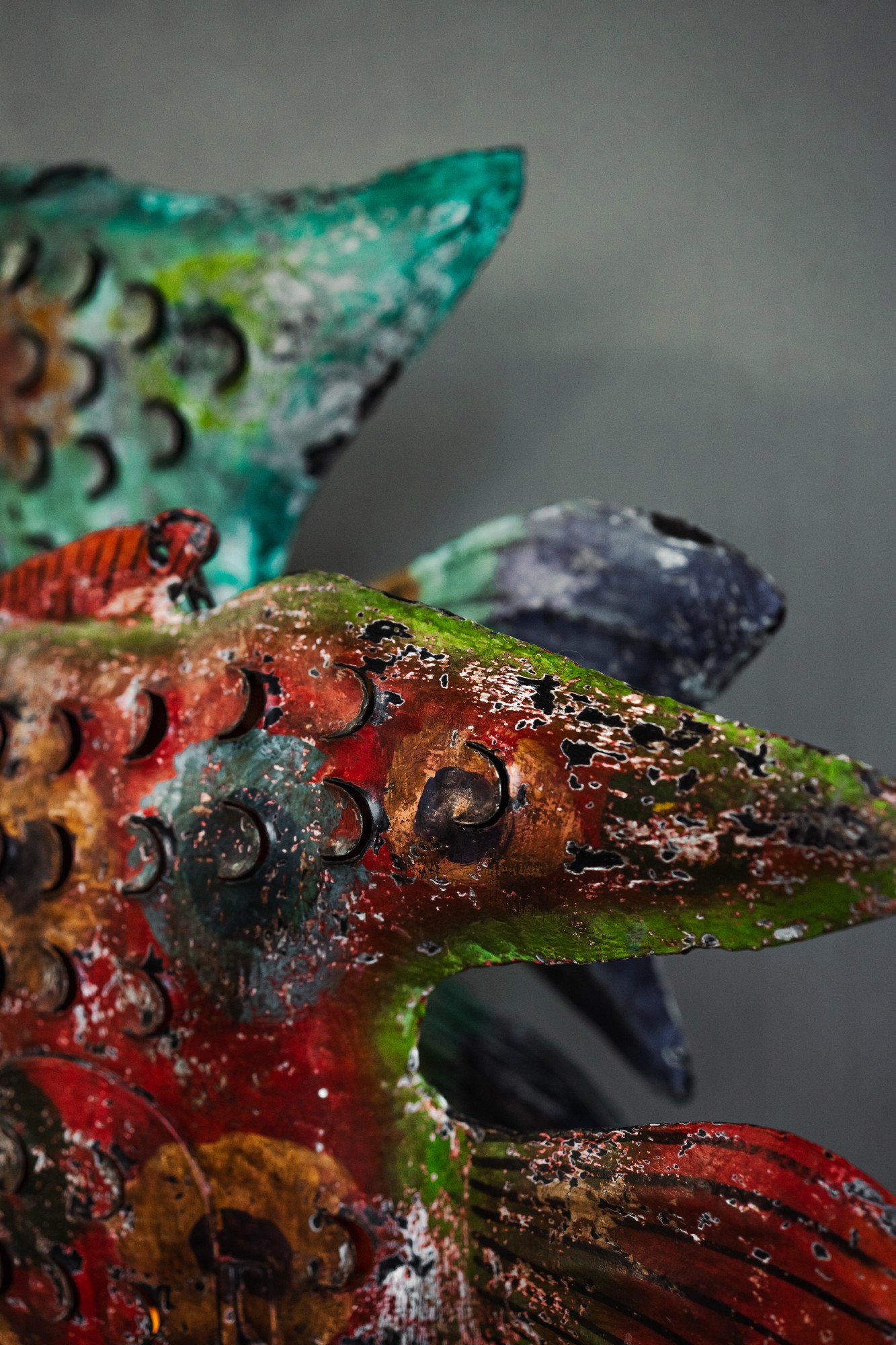 Hängelaterne 'Poisson', multicolor, B 61 cm, H 47 cm, L 10 cm von fischer's lagerhaus