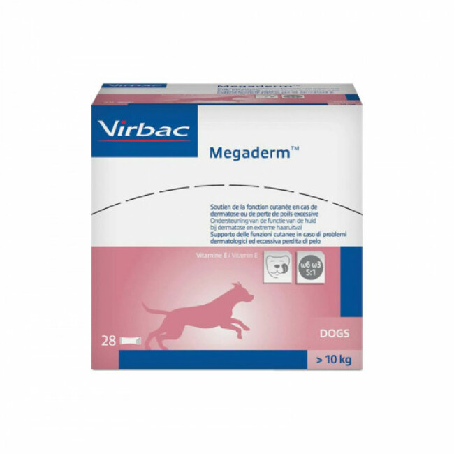 Megaderm Monodose Compléments alimentaires Allergies pour chiens et chats