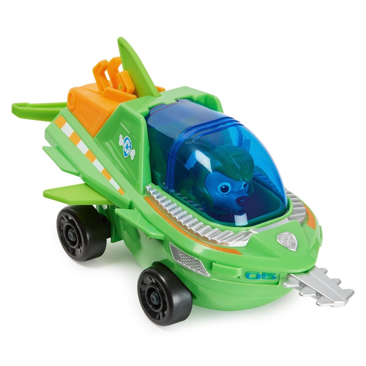 Véhicule et Figurine Rocky Aqua Pups La Pat Patrouille
