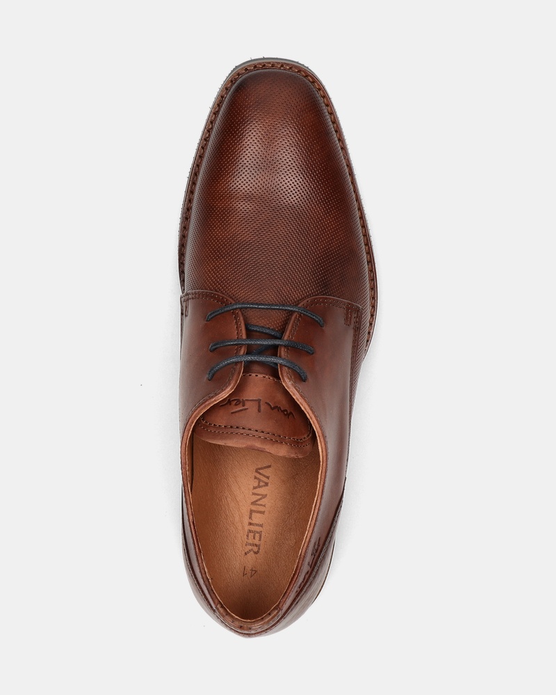 Van Lier Amalfi Lage nette schoenen  - cognac