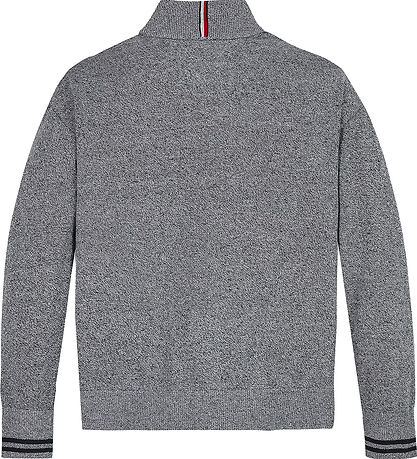 Tommy Hilfiger Bluse - Strick - Monotype - Desert Himmel/Ägäis S