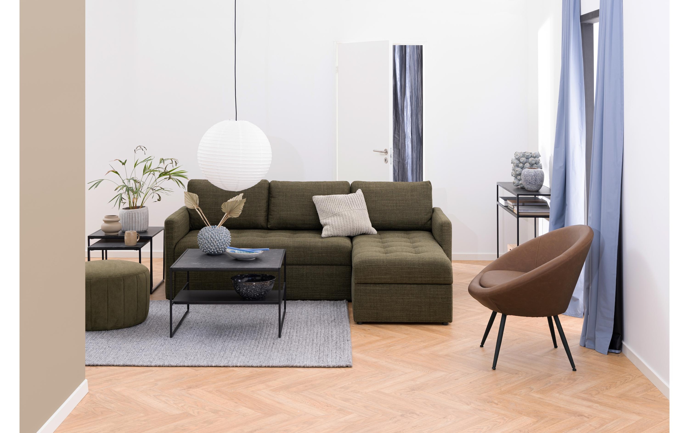 AC Design Beistelltisch »Infinity 2 Stück Schwarz«