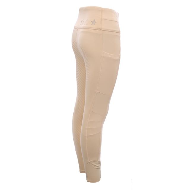 Paardrijlegging La Valencio LVValerie Kids Full Grip Lichtgeel