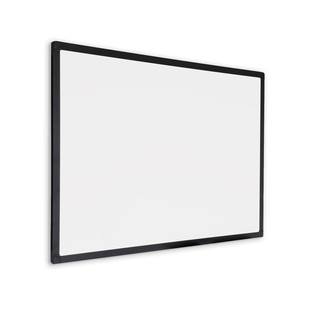 Whiteboard met zwarte lijst 90x120 cm – magnetisch