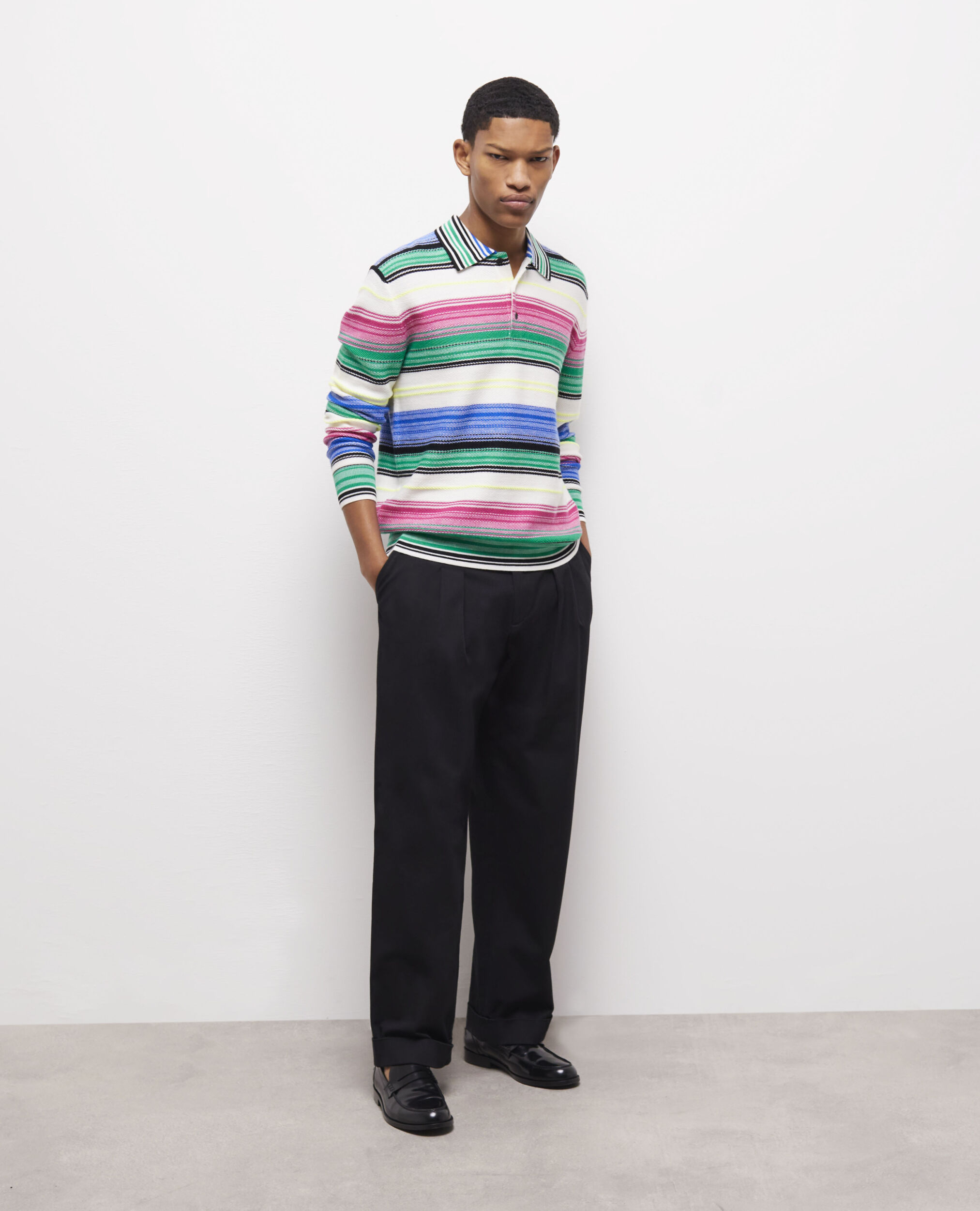 Pull imprimé en laine