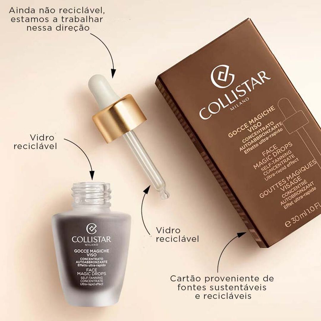 COLLISTAR MAGIC DROPS Auto-Bronzeador Rosto Magic Drops - 30ml