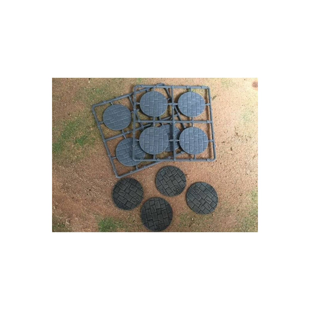 50mm Diameter Paved Effect Bases