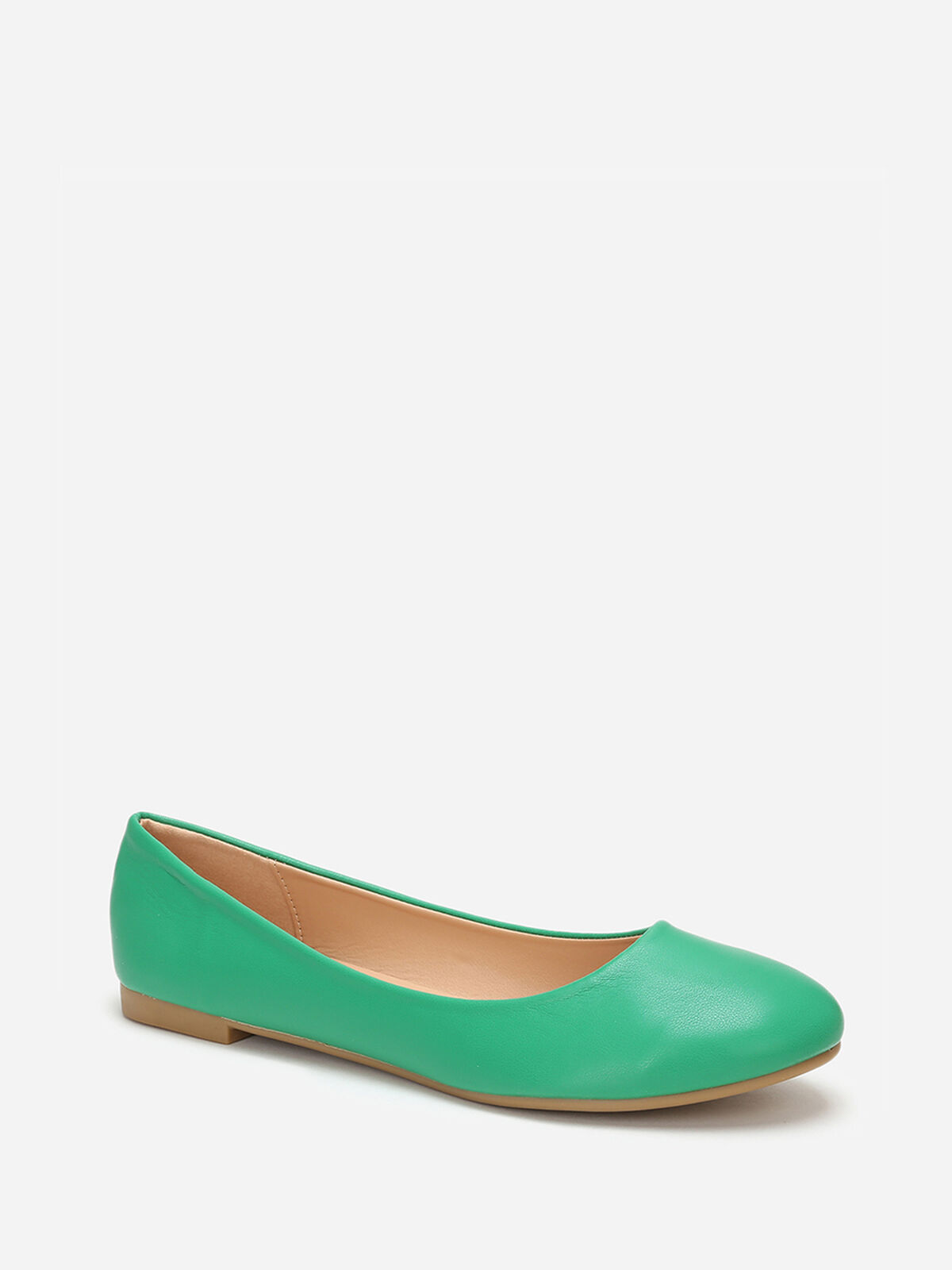 Ballerines à bout arrondi grandes tailles- Vert