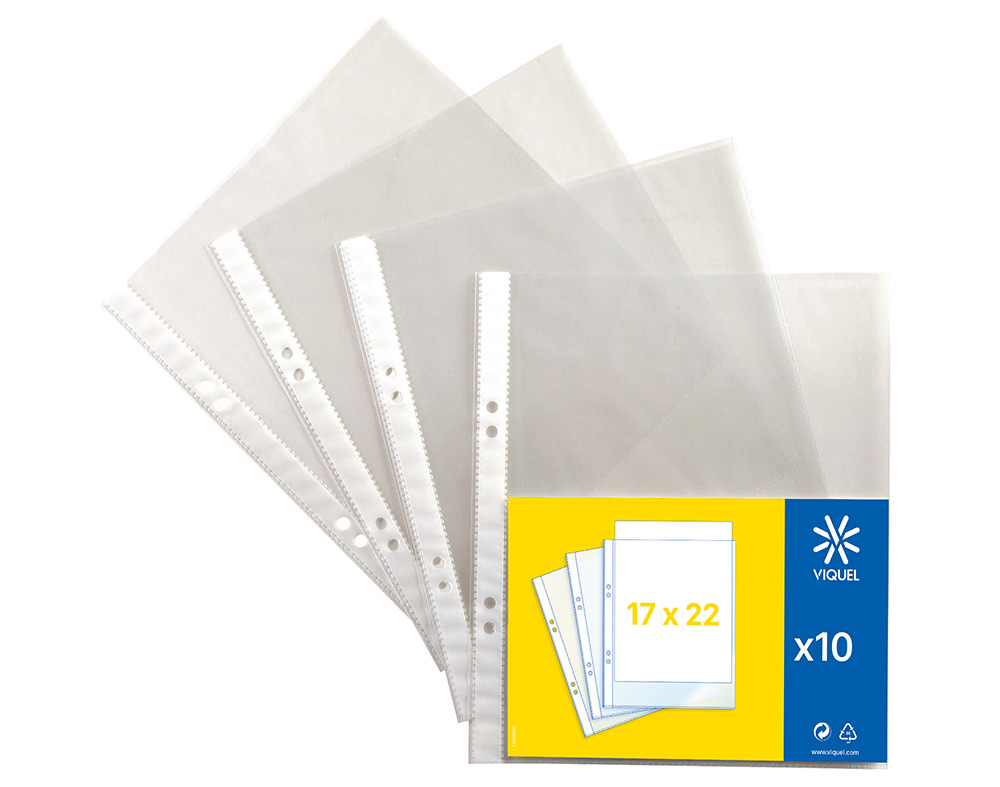 BOLSA CATÁLOGO A5 VIQUEL CRISTAL PACK 10 UNIDADES