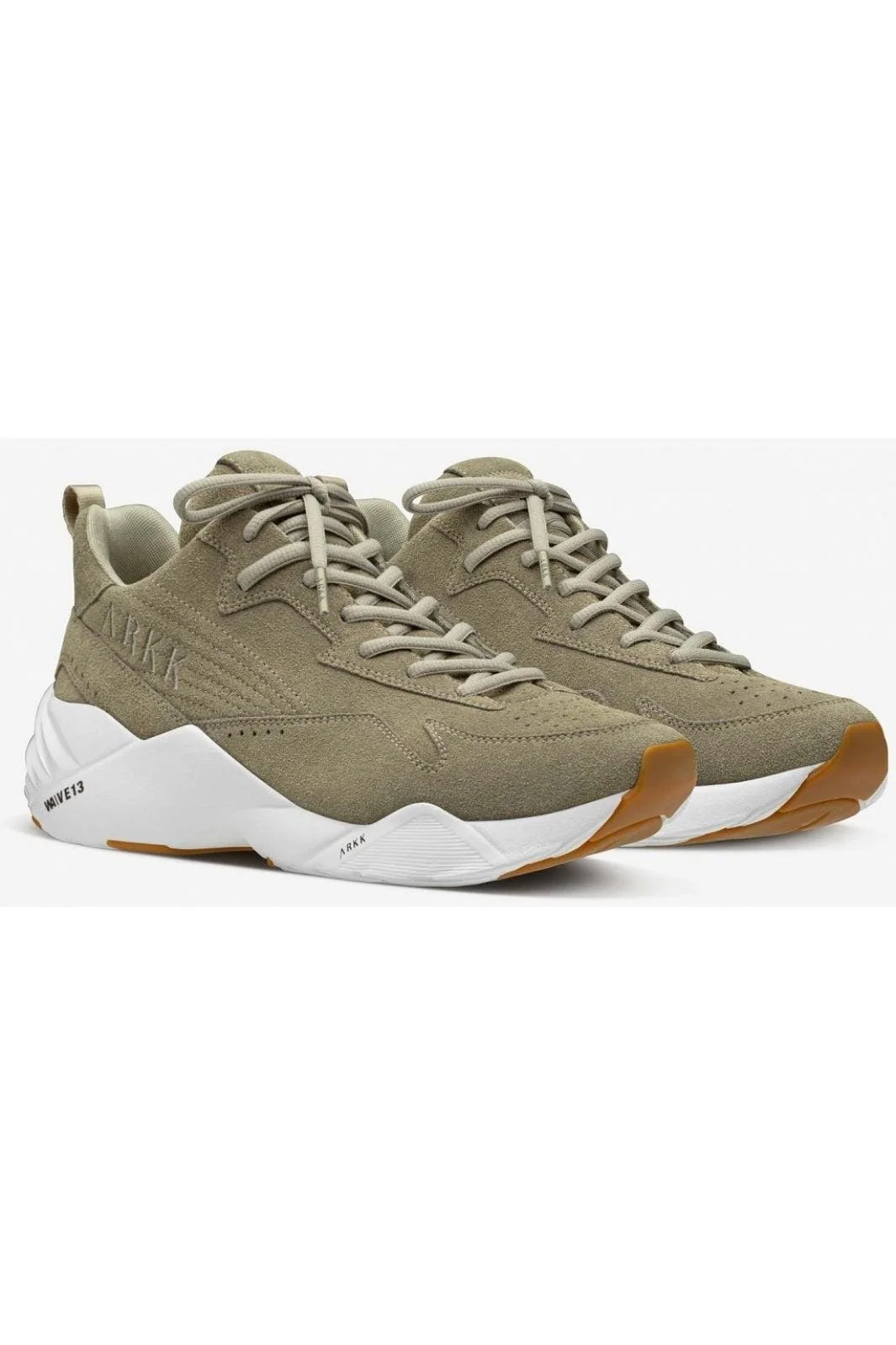 ARKK Copenhagen Tencraft Suede W13 Soft Army Gum