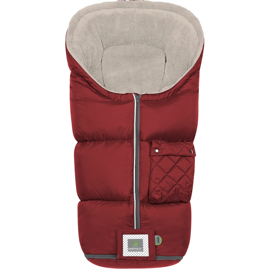 odenwälder Fußsack Gino-cs red velvet
