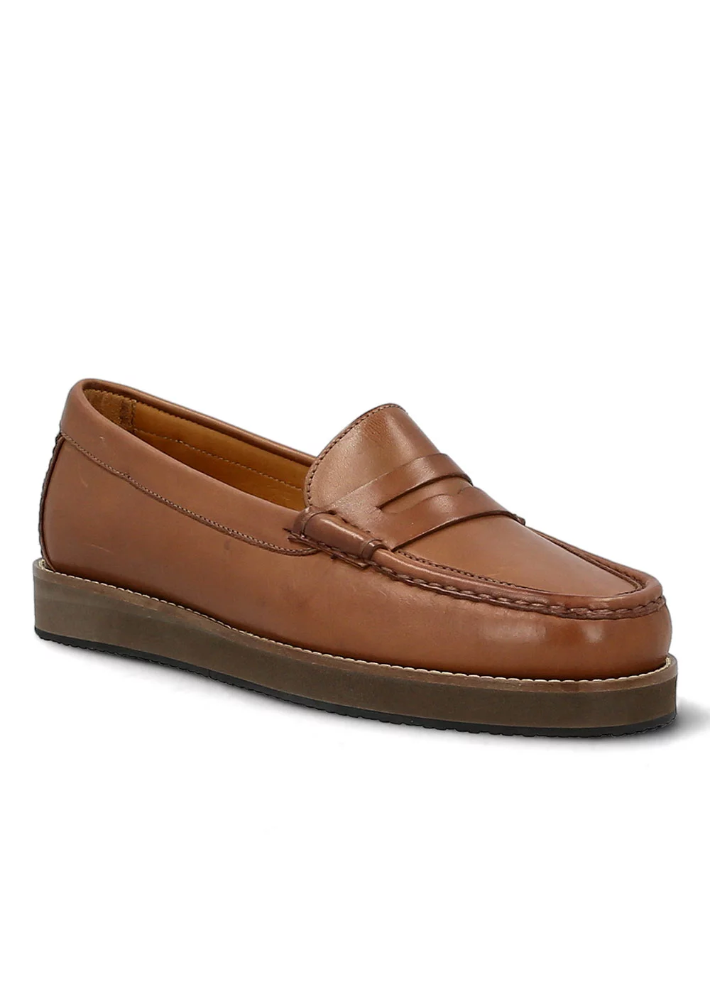 MOCASSIN PLATFORM MOC SADDLE