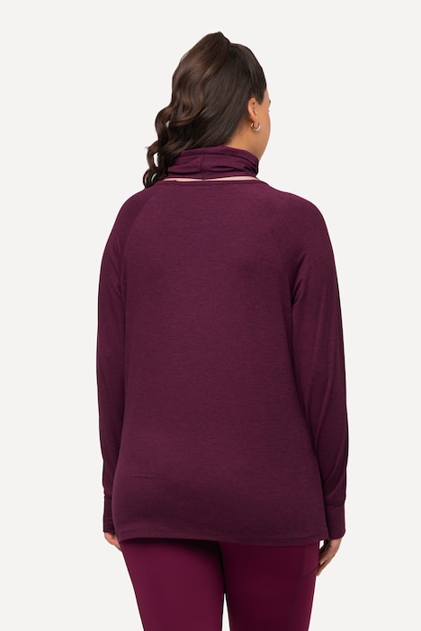 Sweater, Loop, Rundhals, Langarm, extraweich, Daumenloch