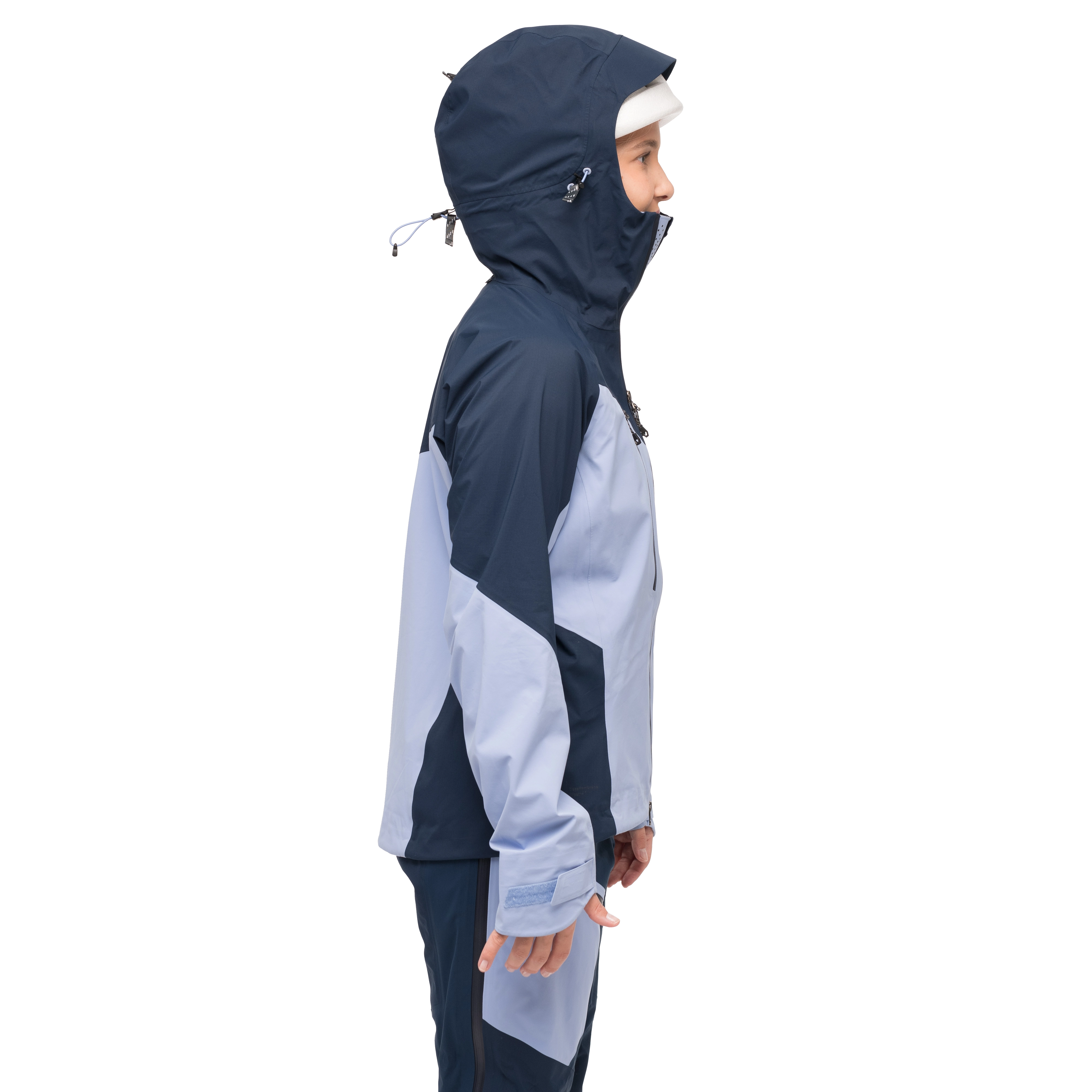 Tind 3L Shell Jacket Women Blueberry Milk / Navy Blue