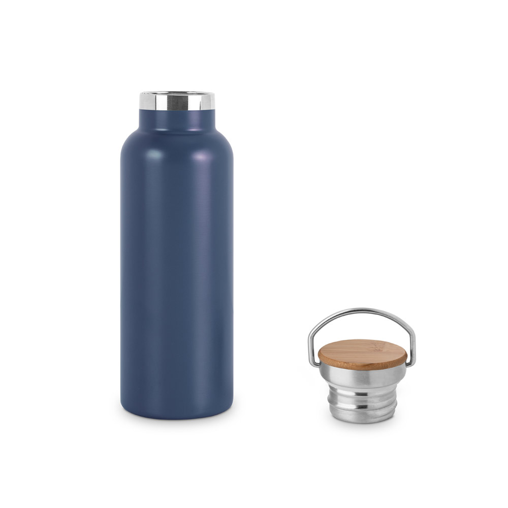 hi!dea 94602 - Gourde en acier inoxydable avec isolation sous vide 570 mL