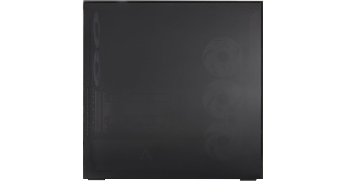 ARCTICXtender VG midi tower behuizing  (Zwart (mat) | 2x USB-A | 1x USB-C | RGB | Tempered Glass)