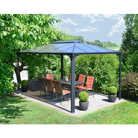 Palram – Canopia Martinique havepavillon 4300 - antracitgrå